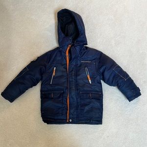 Youth 7 Navy Blue Weatherproof Jacket